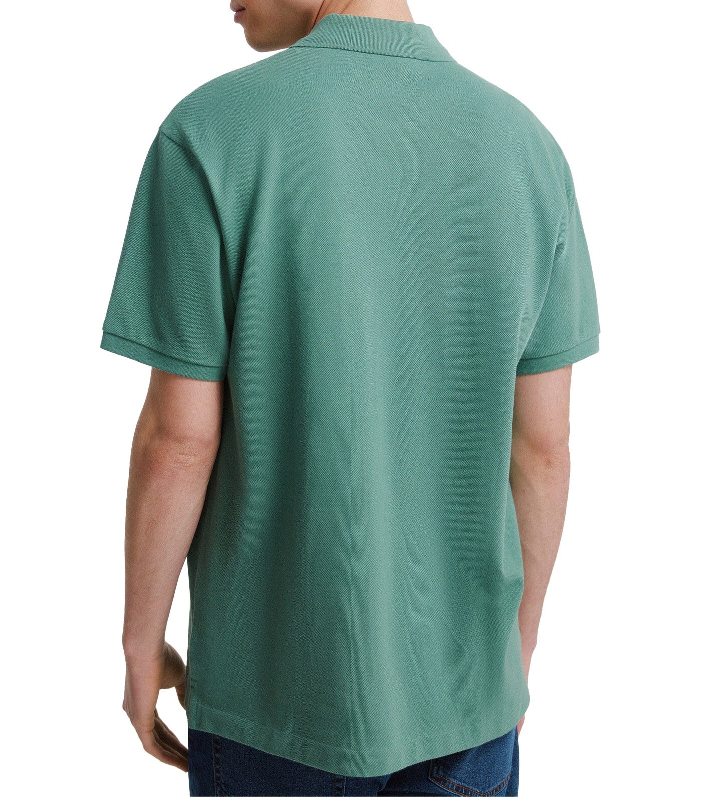 Springfield Regular Fit Basic Polo Shirt Green