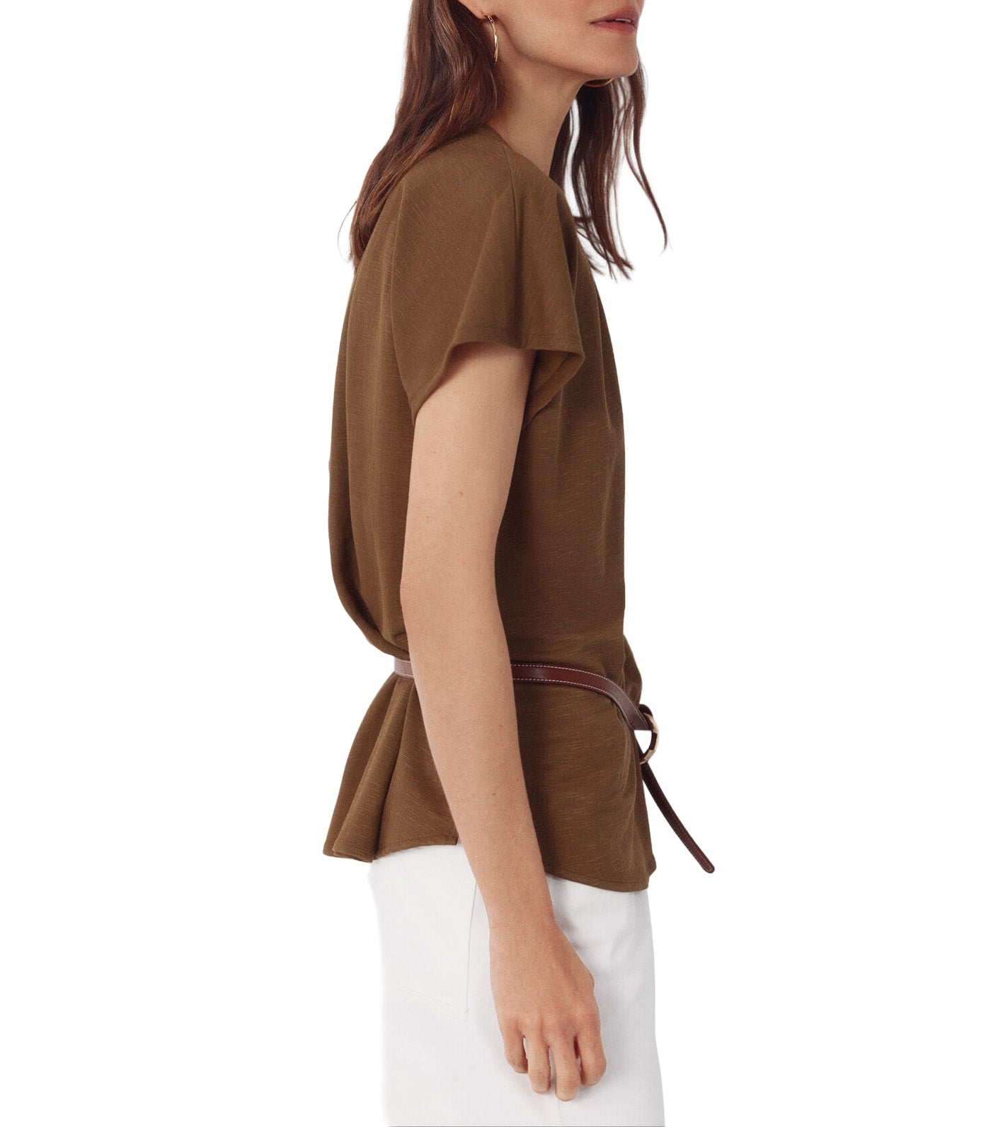 Comfort Blouse Dark Khaki