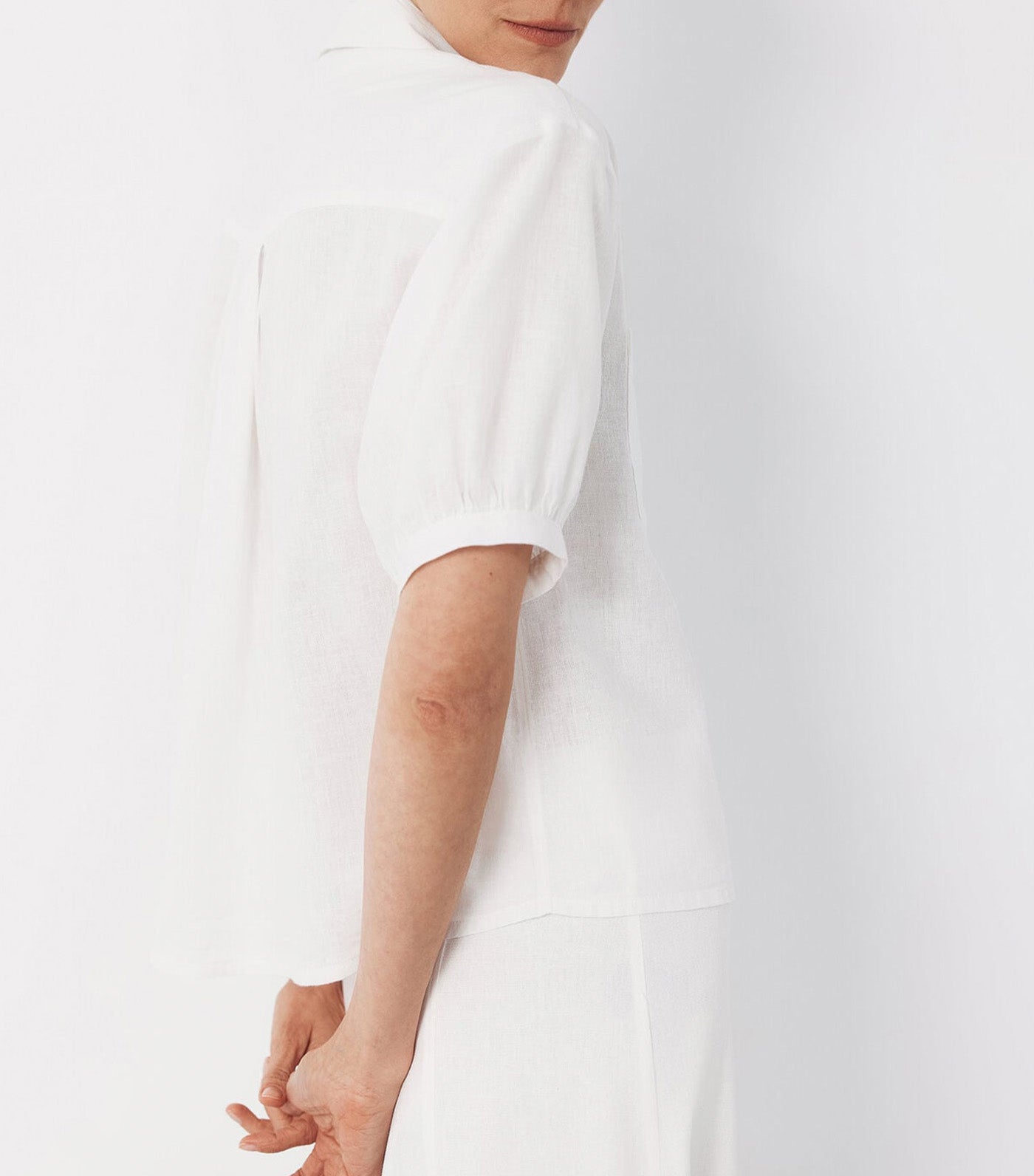 Rustic Short Sleeve Shirt White