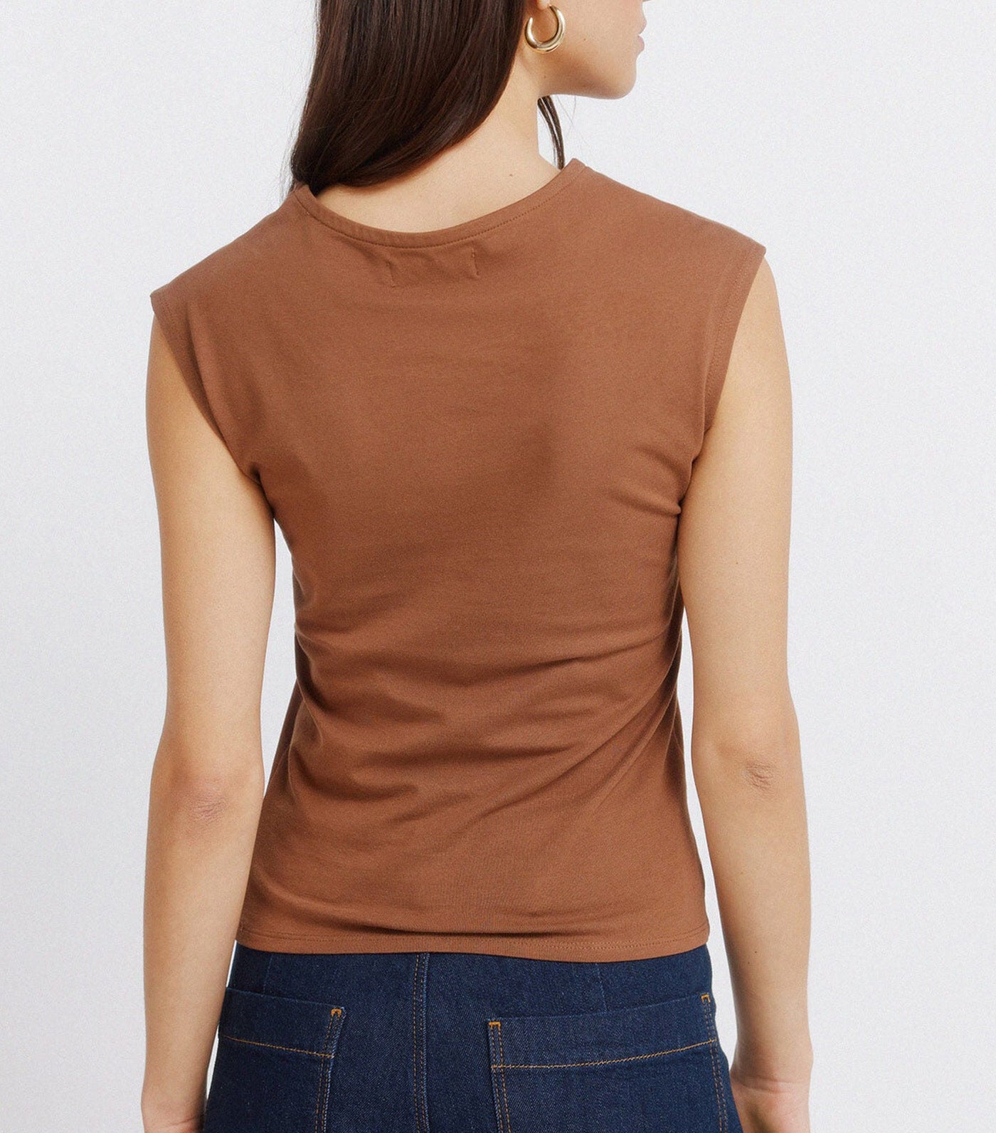 Cotton Basic Sleeveless Top
