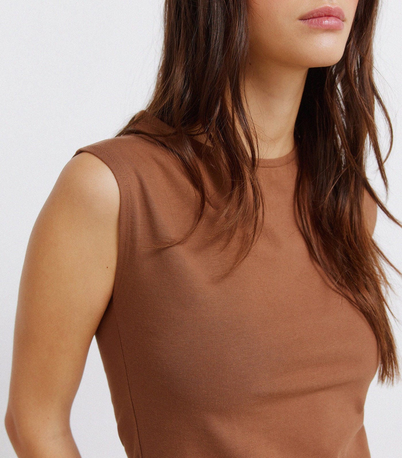Cotton Basic Sleeveless Top