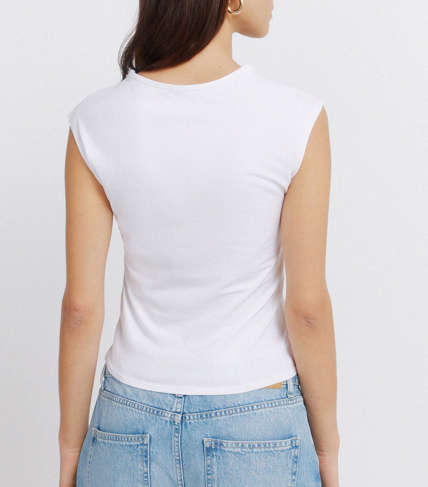 Cotton Basic Sleeveless Top
