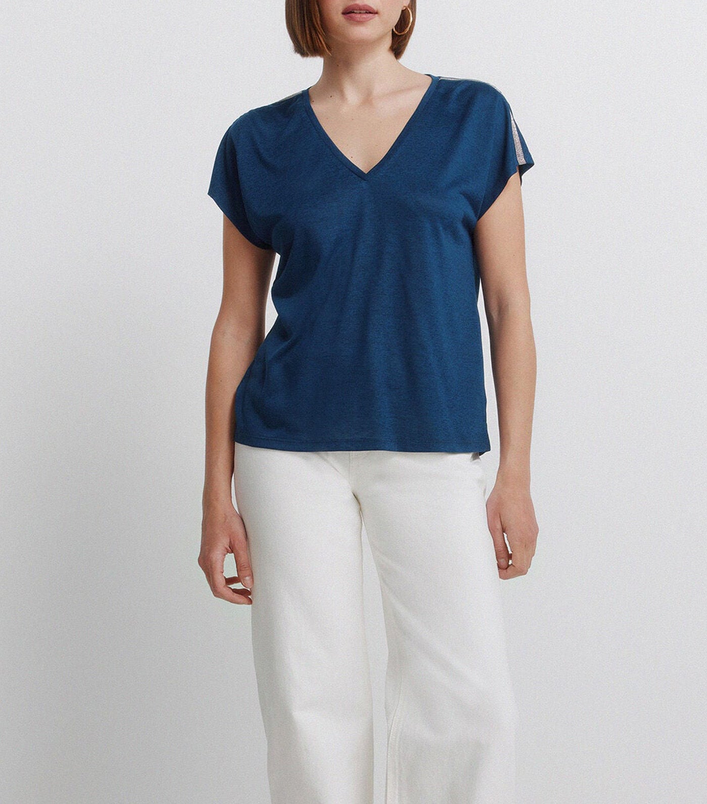 Springfield Batwing Sleeve T-Shirt Dark Blue