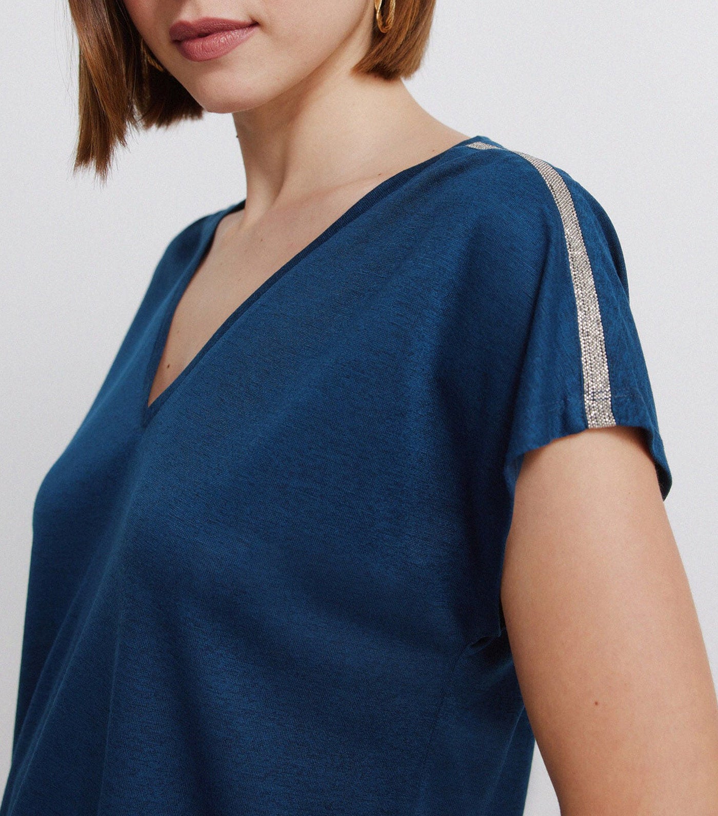 Springfield Batwing Sleeve T-Shirt Dark Blue