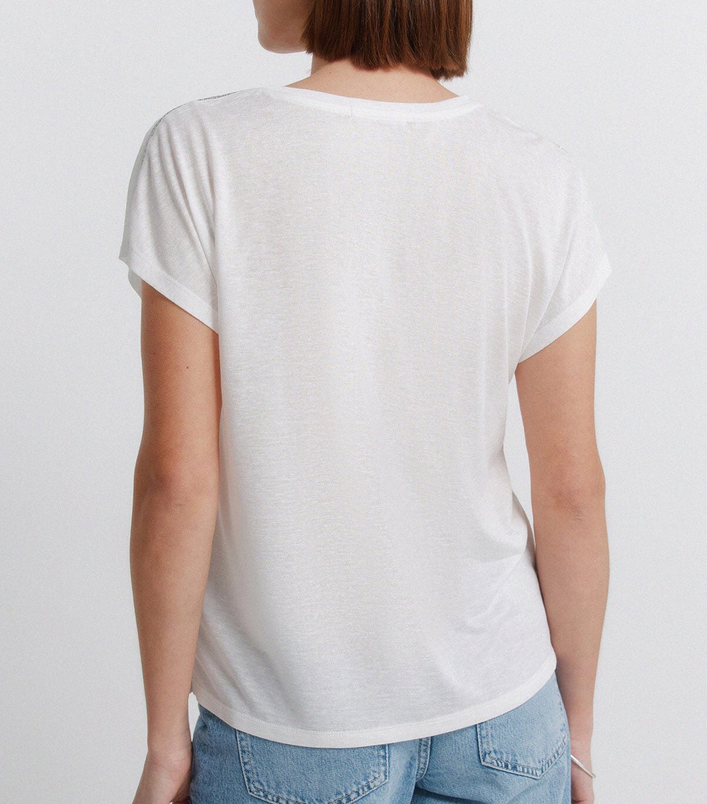 Springfield Batwing Sleeve T-Shirt White
