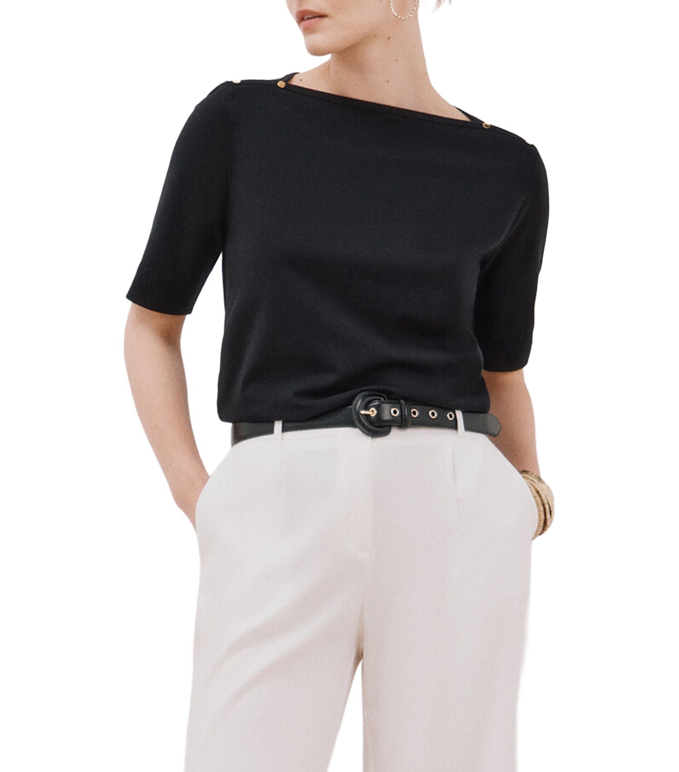 Essential Boat Neck T-Shirt