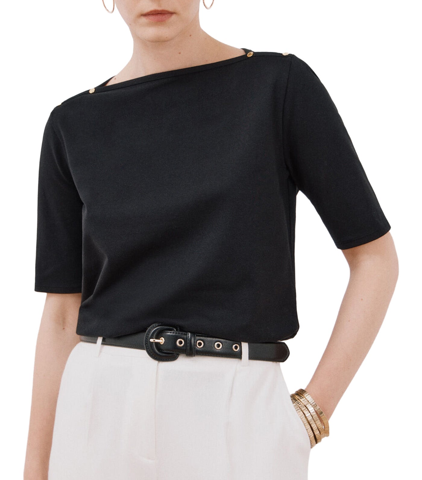 Essential Boat Neck T-Shirt