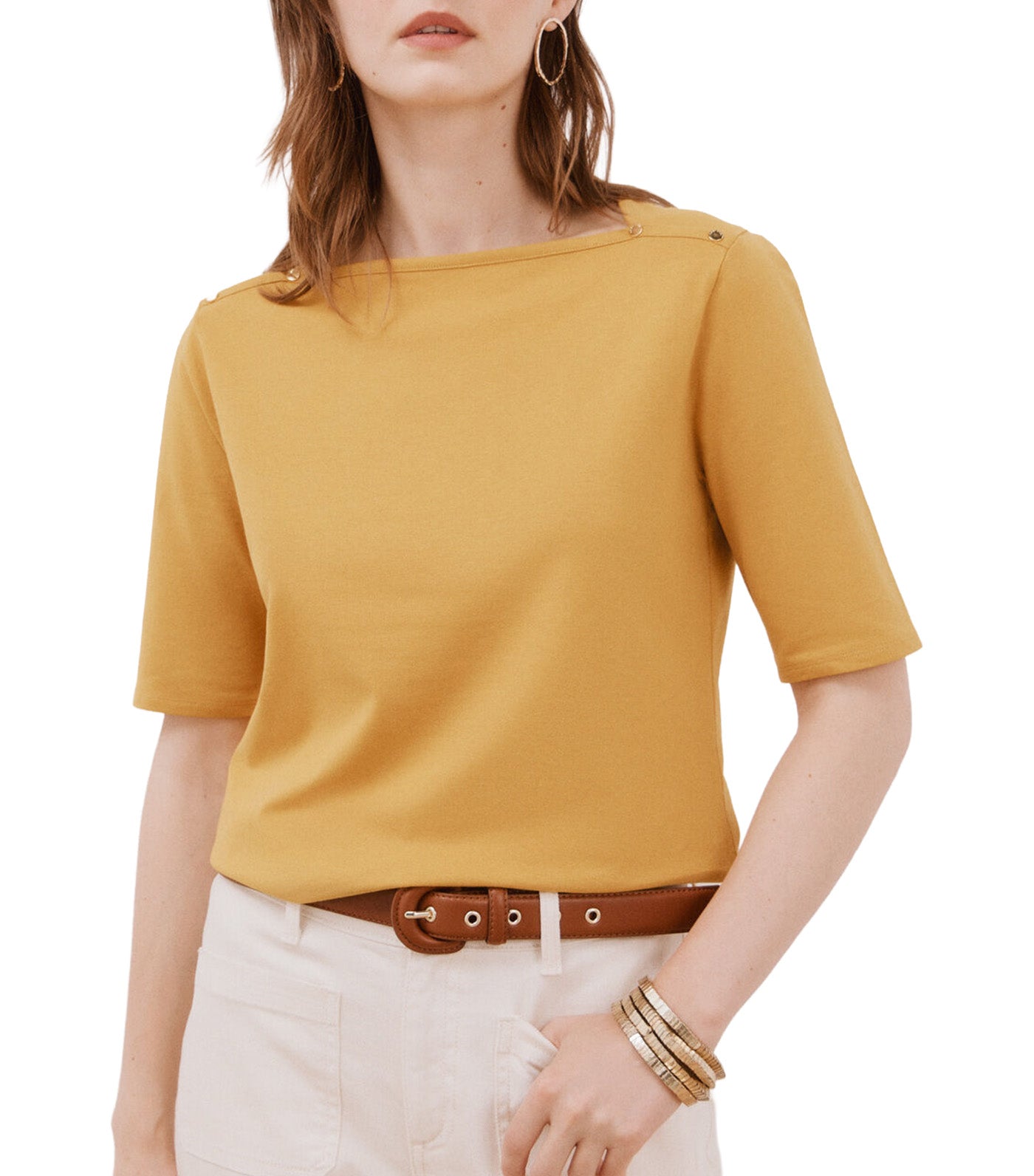Essential Boat Neck T-Shirt