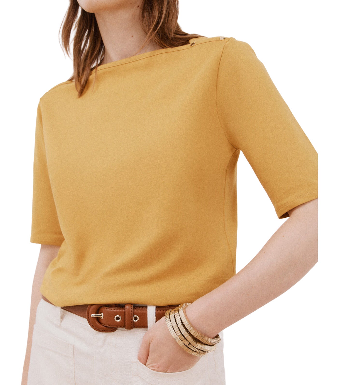Essential Boat Neck T-Shirt