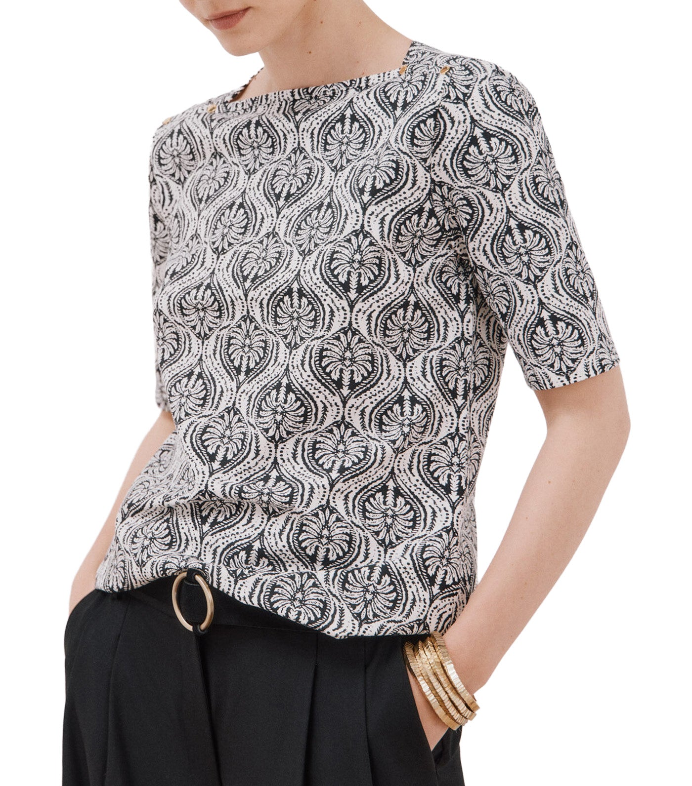 Essential Boat Neck T-Shirt