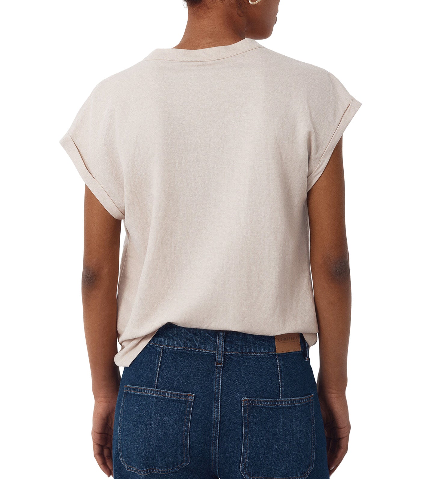 Stretch Piqué Polo with Embroidered Detail