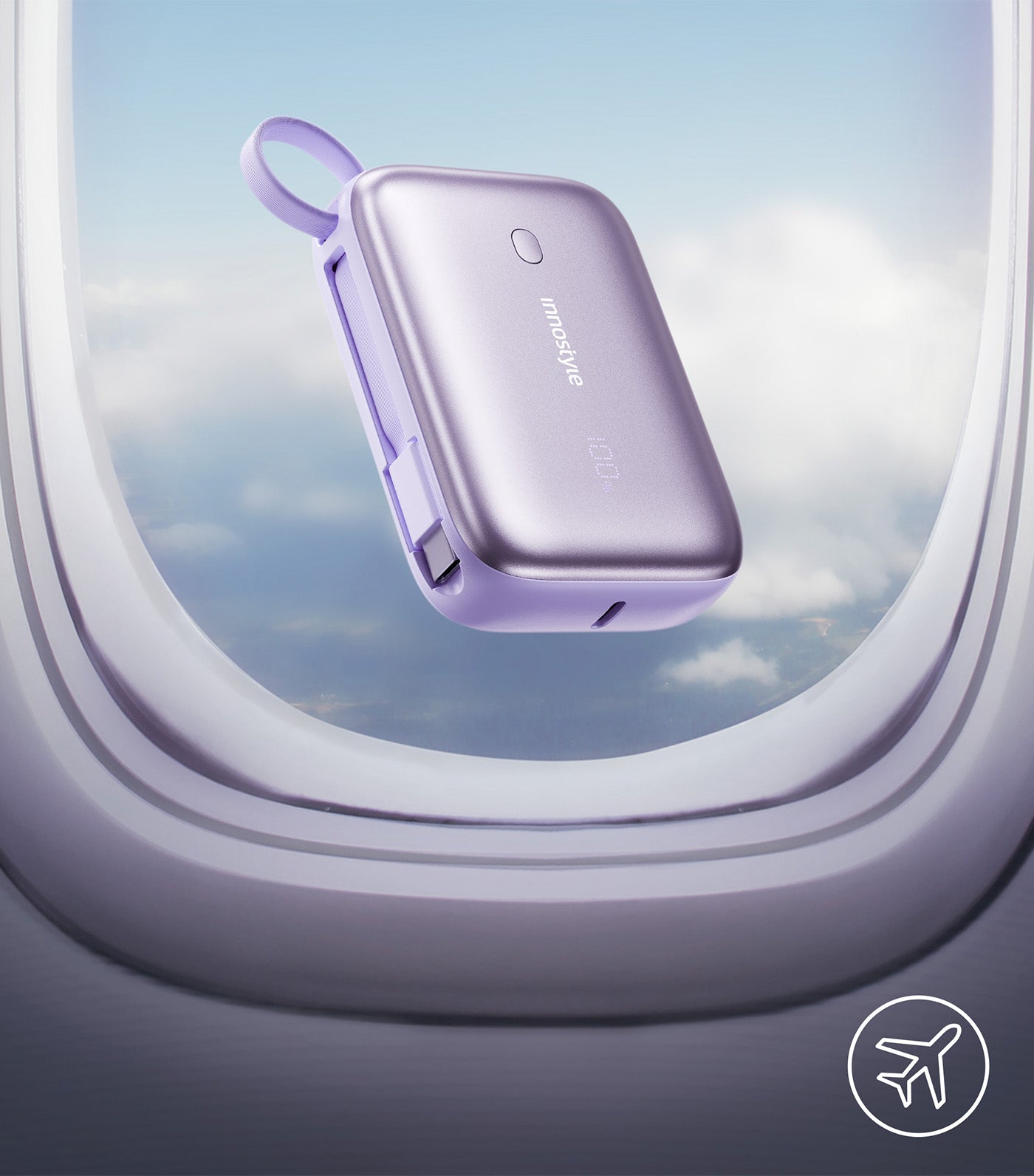 PowerGo Mini Plus 10000mAh Powerbank Lavender