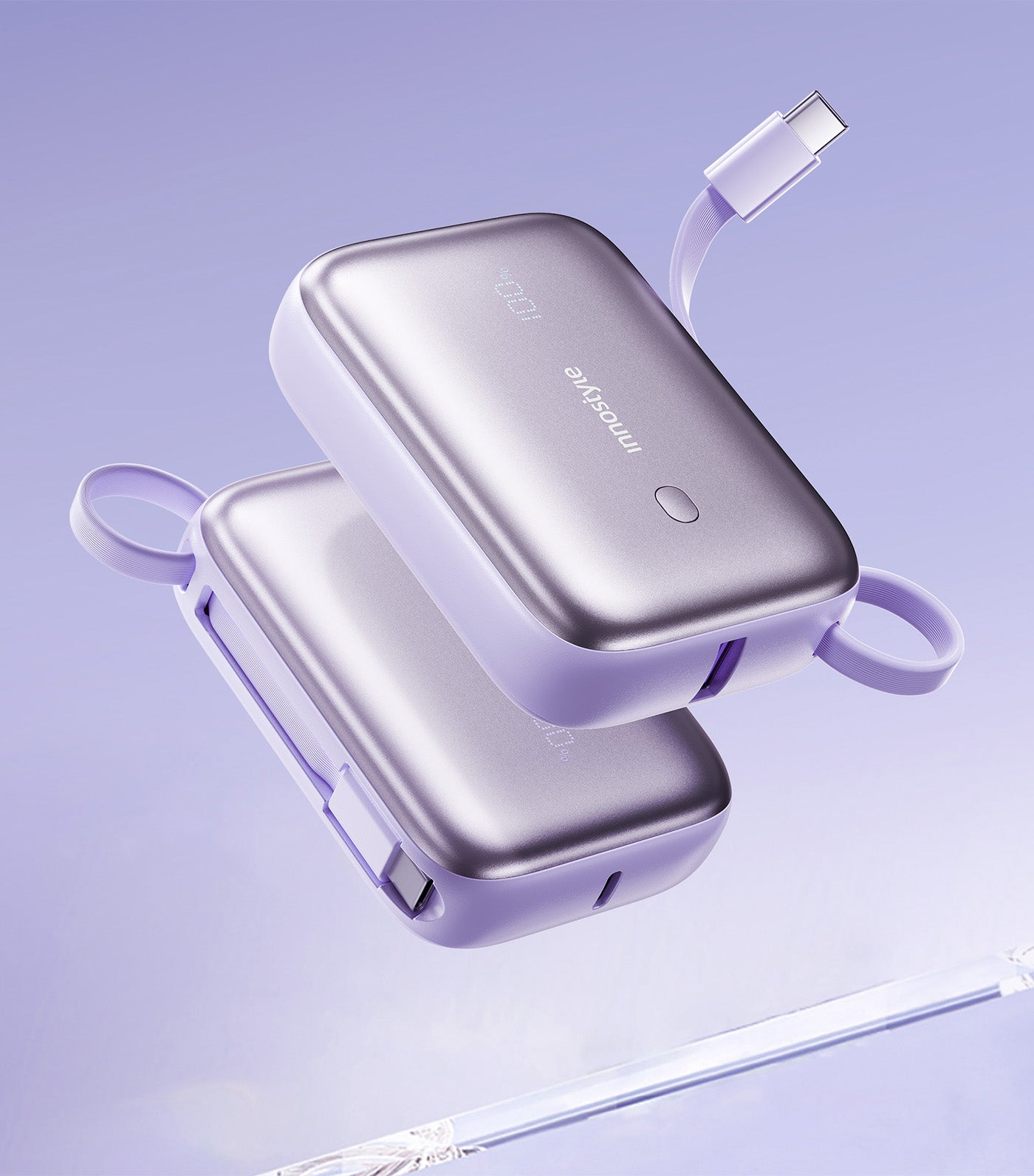 PowerGo Mini Plus 10000mAh Powerbank Lavender