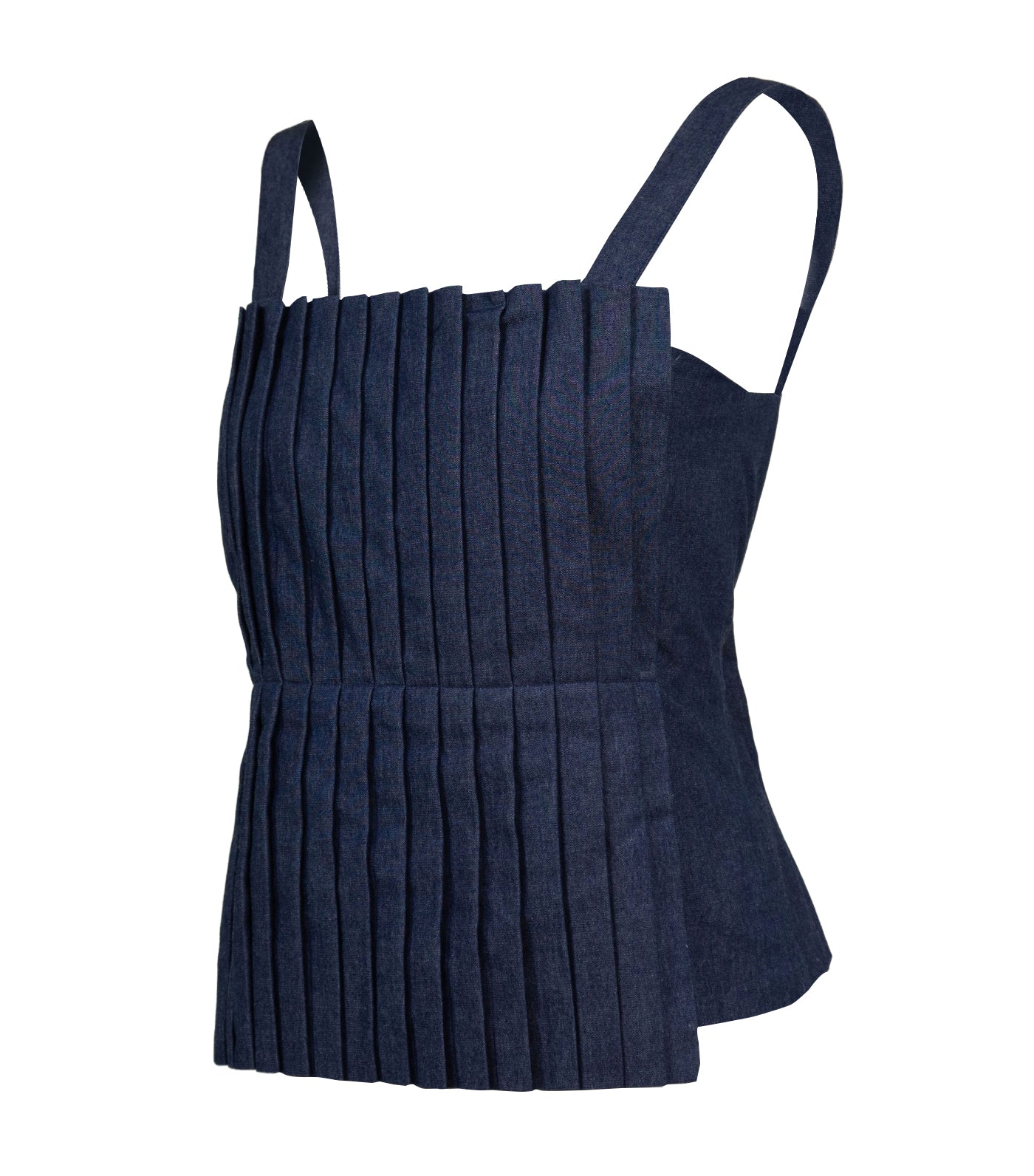 Lady Rustan Plia Pleated Blouse Blue