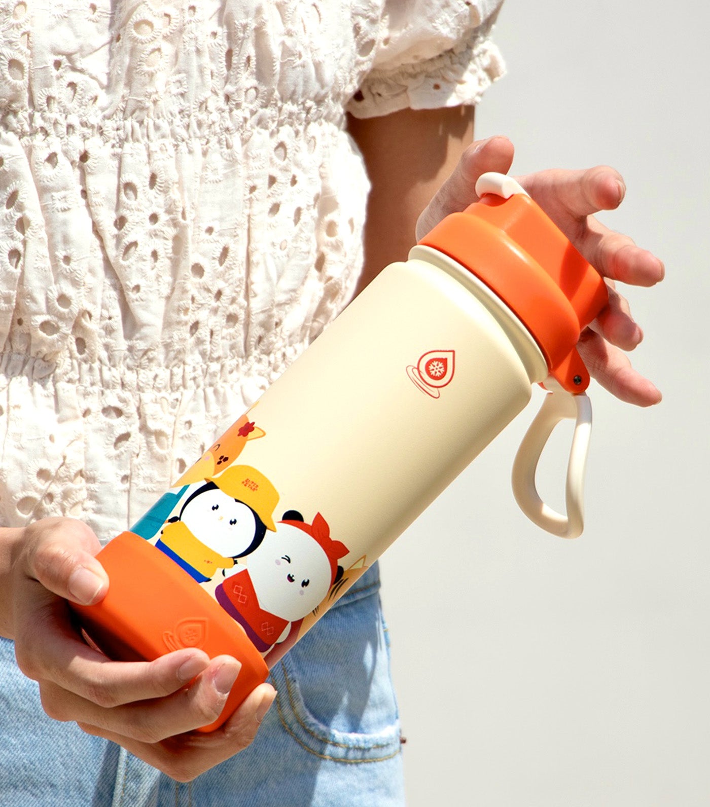 AquaFlask x Smiles&Cheeks Collection Flippi Jug 18oz