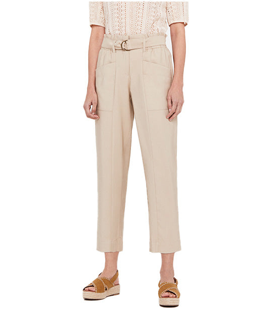 Skinny-fit Trousers Tan