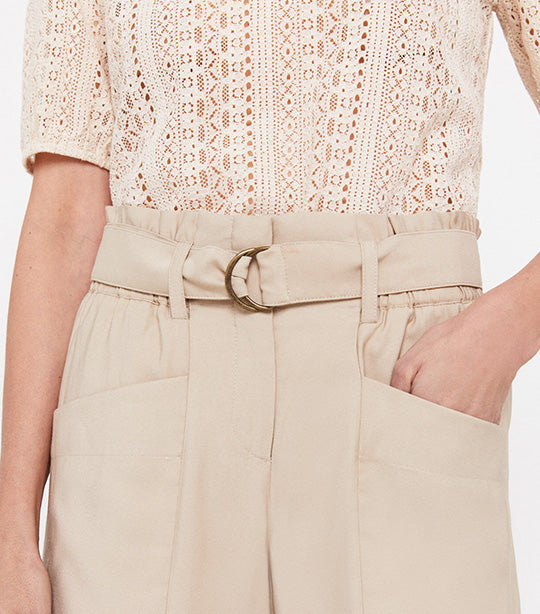 Skinny-fit Trousers Tan