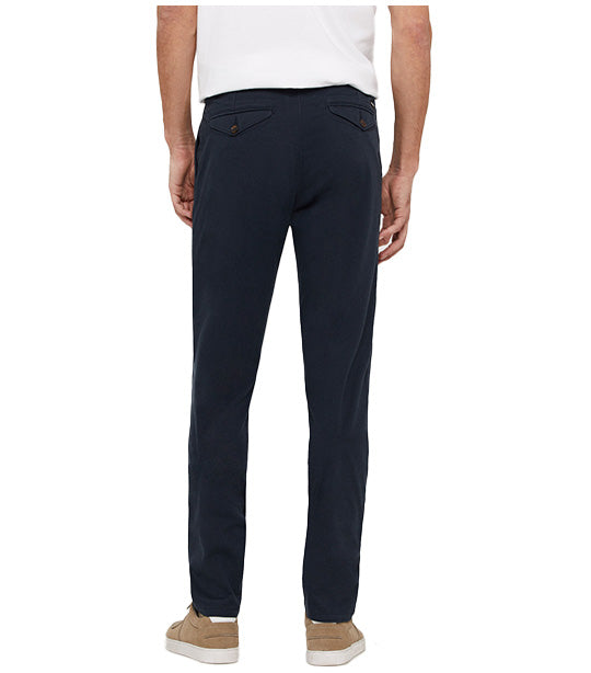 Slim Fit Comfort Chino Trousers Navy