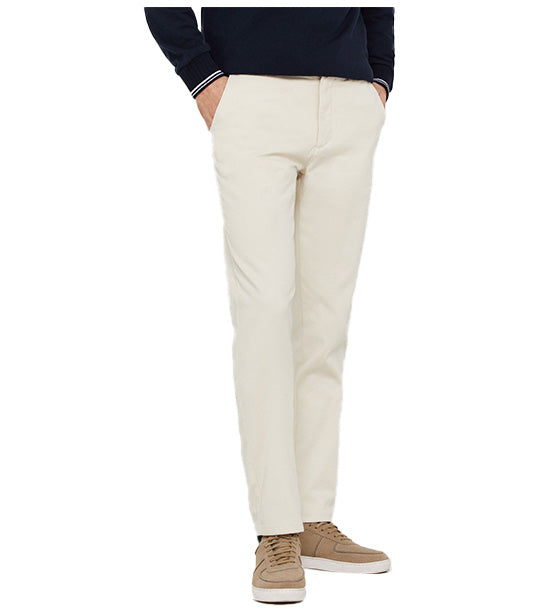 Slim Fit Comfort Chino Trousers Beige