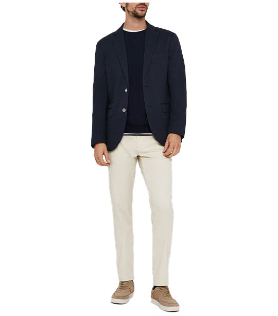 Slim Fit Comfort Chino Trousers Beige