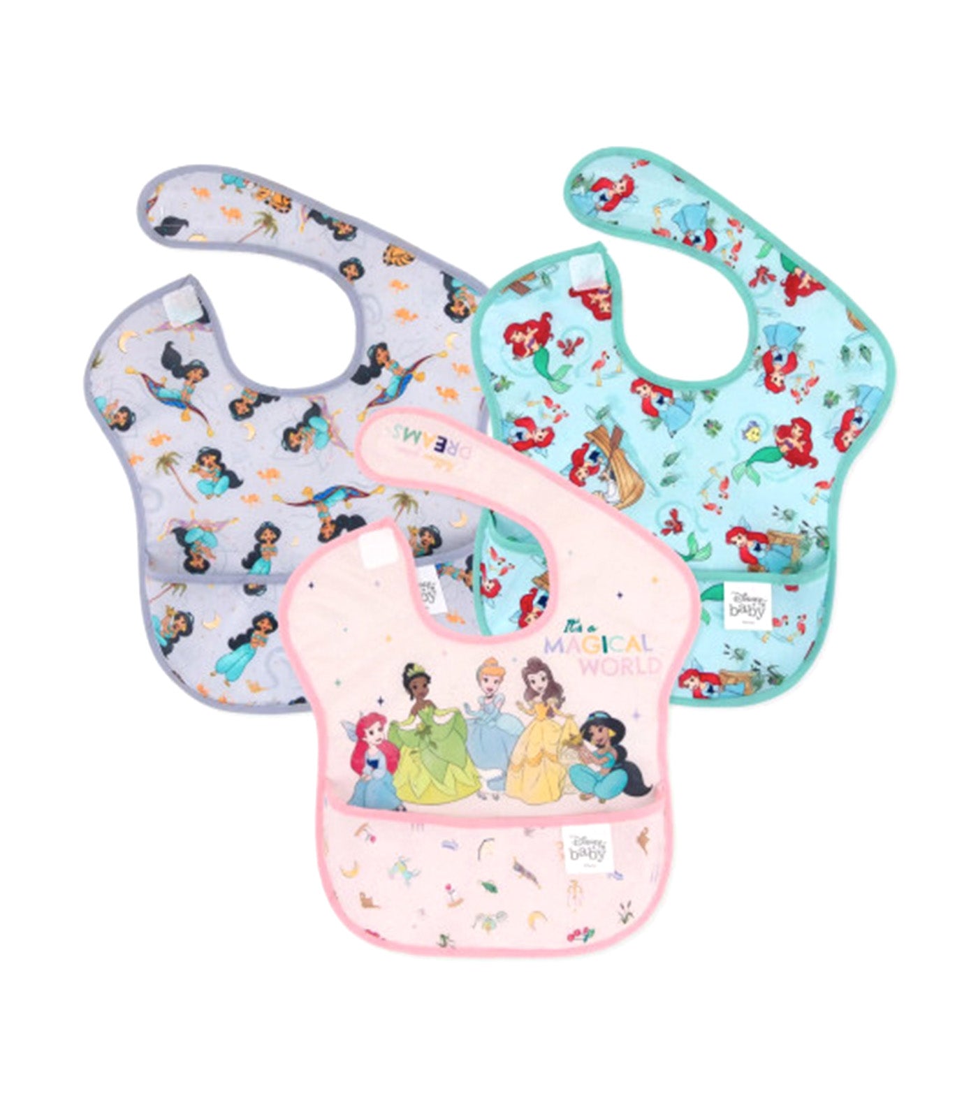 SuperBib 3 Pack Disney Princess