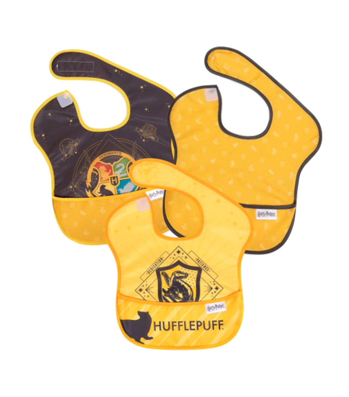 Super Bib 3-Piece Set Harry Potter Series Hufflepuff