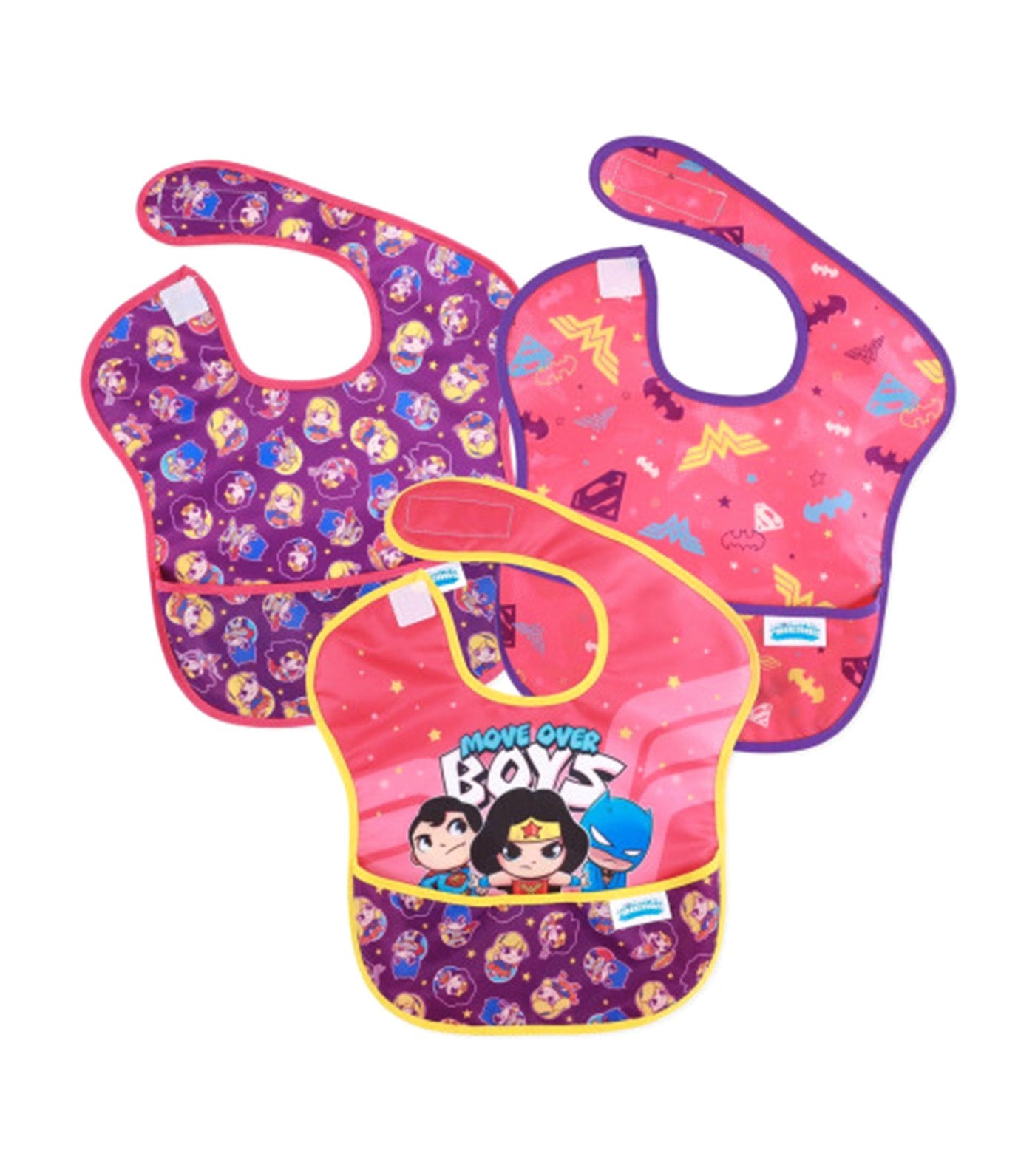 Super Bib 3-Piece Set Super Friends Moveover