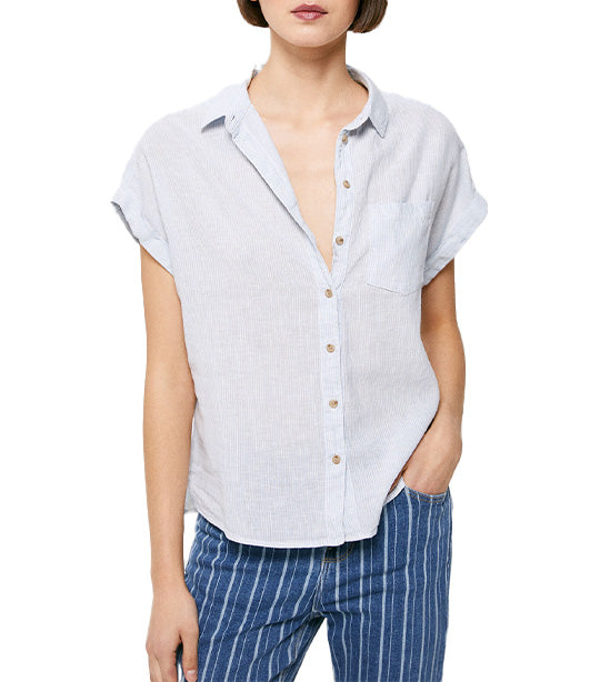 Short Sleeve Shirt Blue