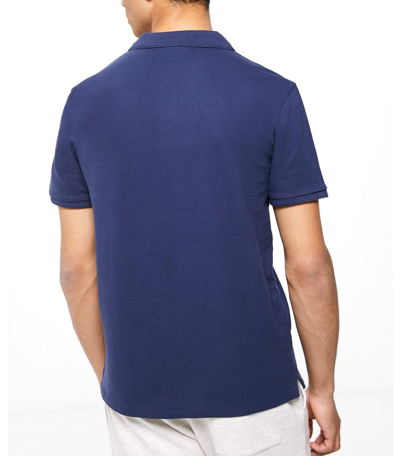 Essential Slim Fit Piqué Polo Shirt Blue