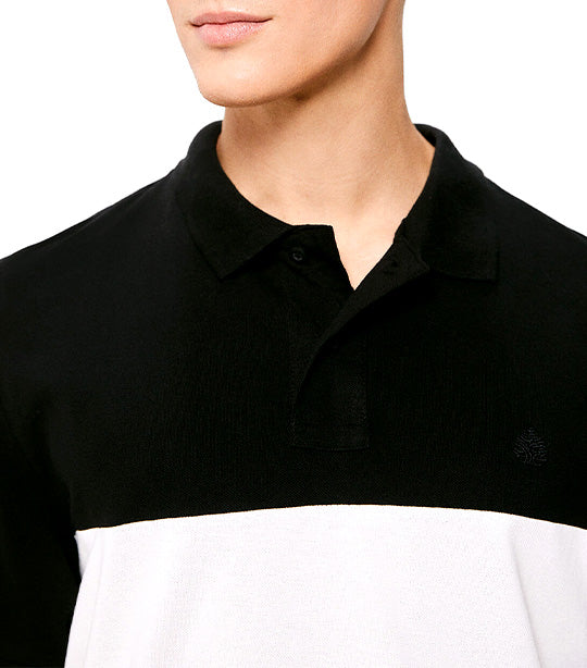 Pique Polo Shirt Black