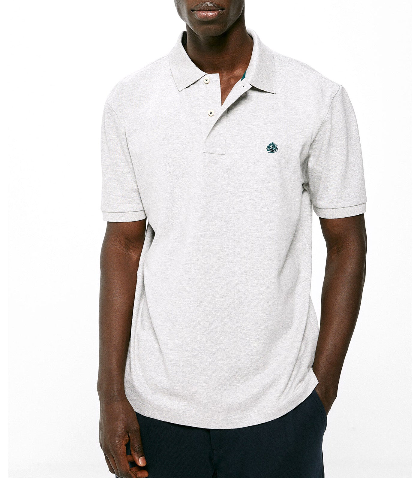 Essential Piqué Polo Shirt Gray