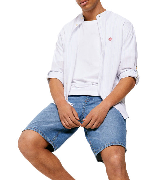 Light Mandarin Shirt White