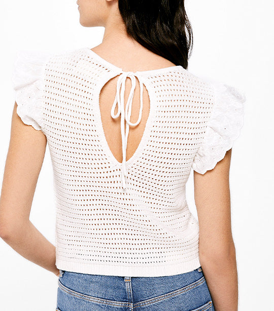 Lace Top White