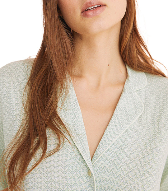 Classic Long Pajamas Green