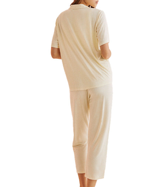 Classic Long Pajamas Yellow