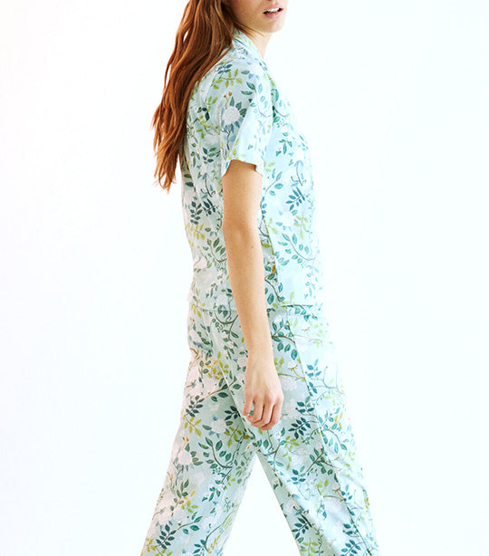 Classic Printed Pyjamas Light Green
