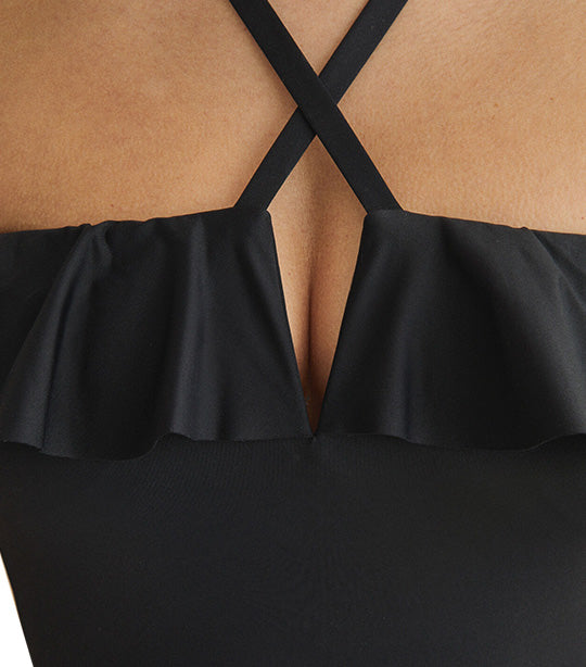 Bandeau Shaping Swimsuit Black