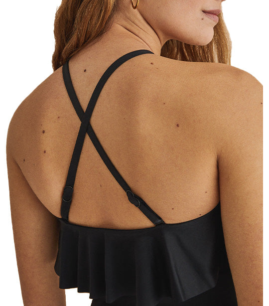 Bandeau Shaping Swimsuit Black