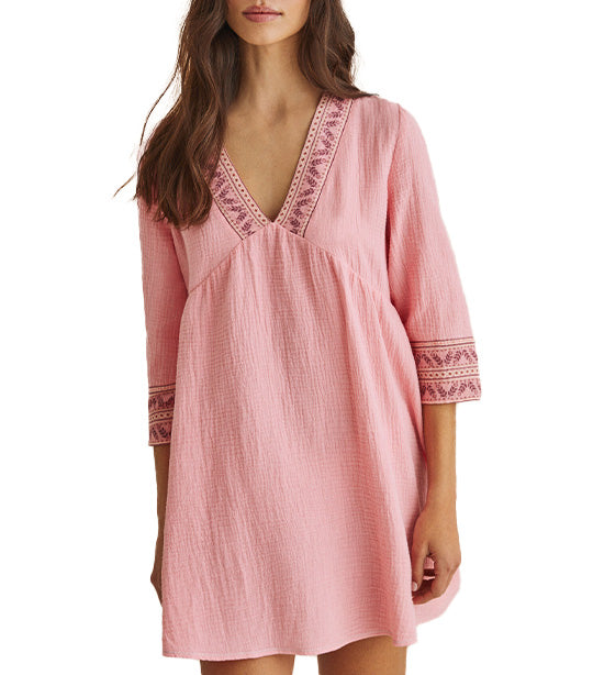 Short Tunic Dress Pink