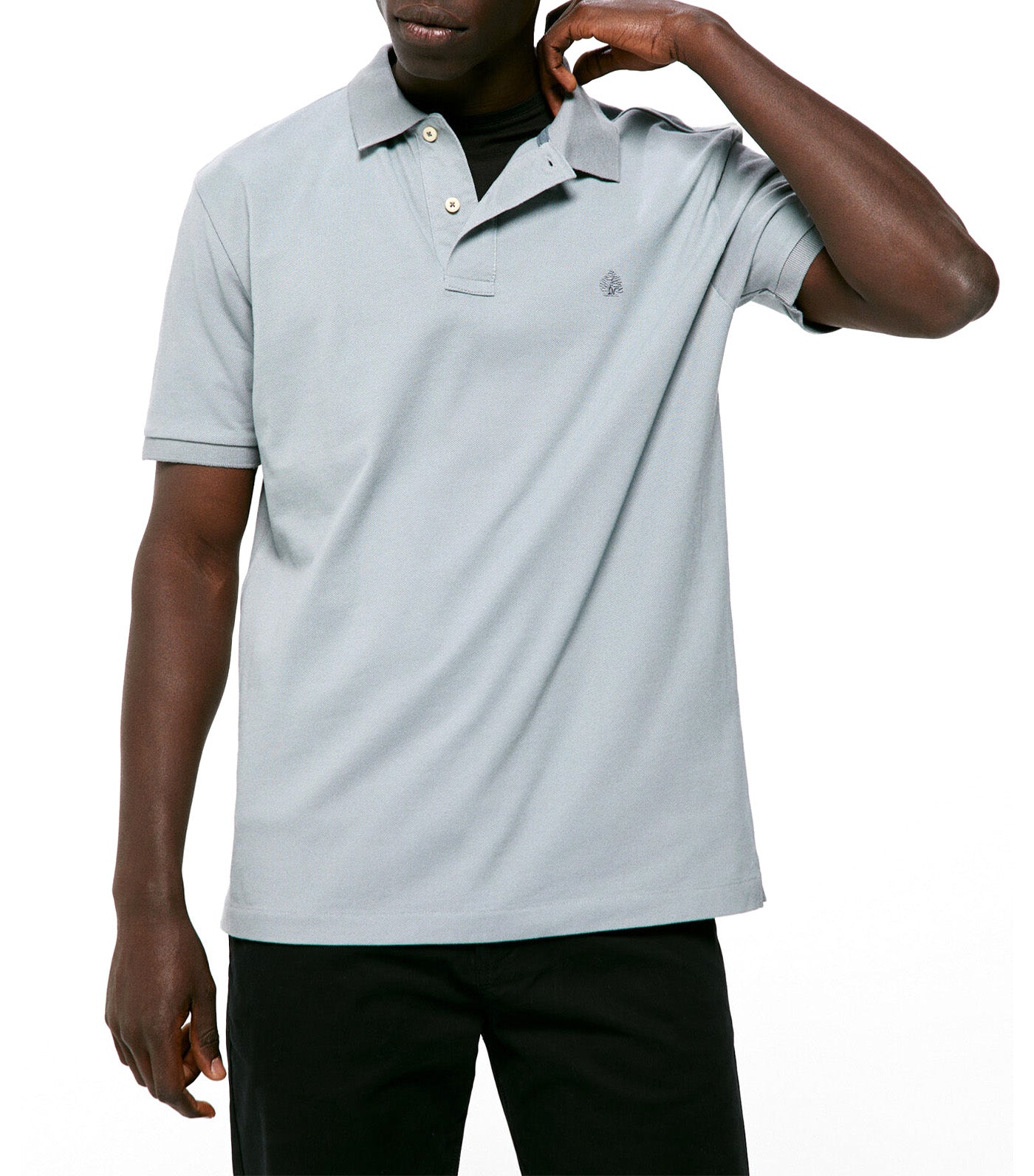 Basic Piqué Polo Blue