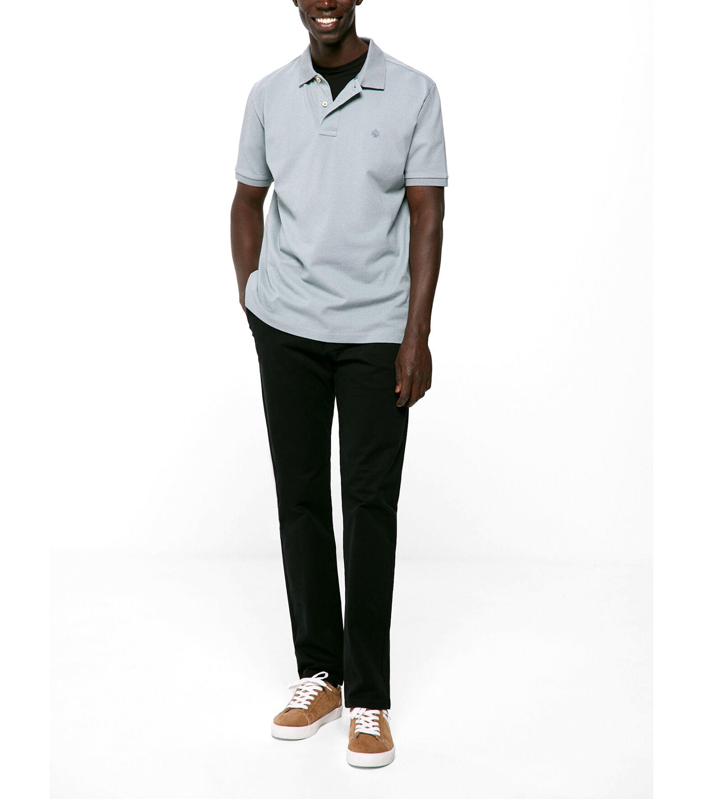 Basic Piqué Polo Blue