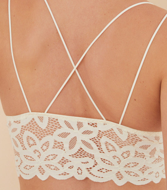 Lace Bralette White