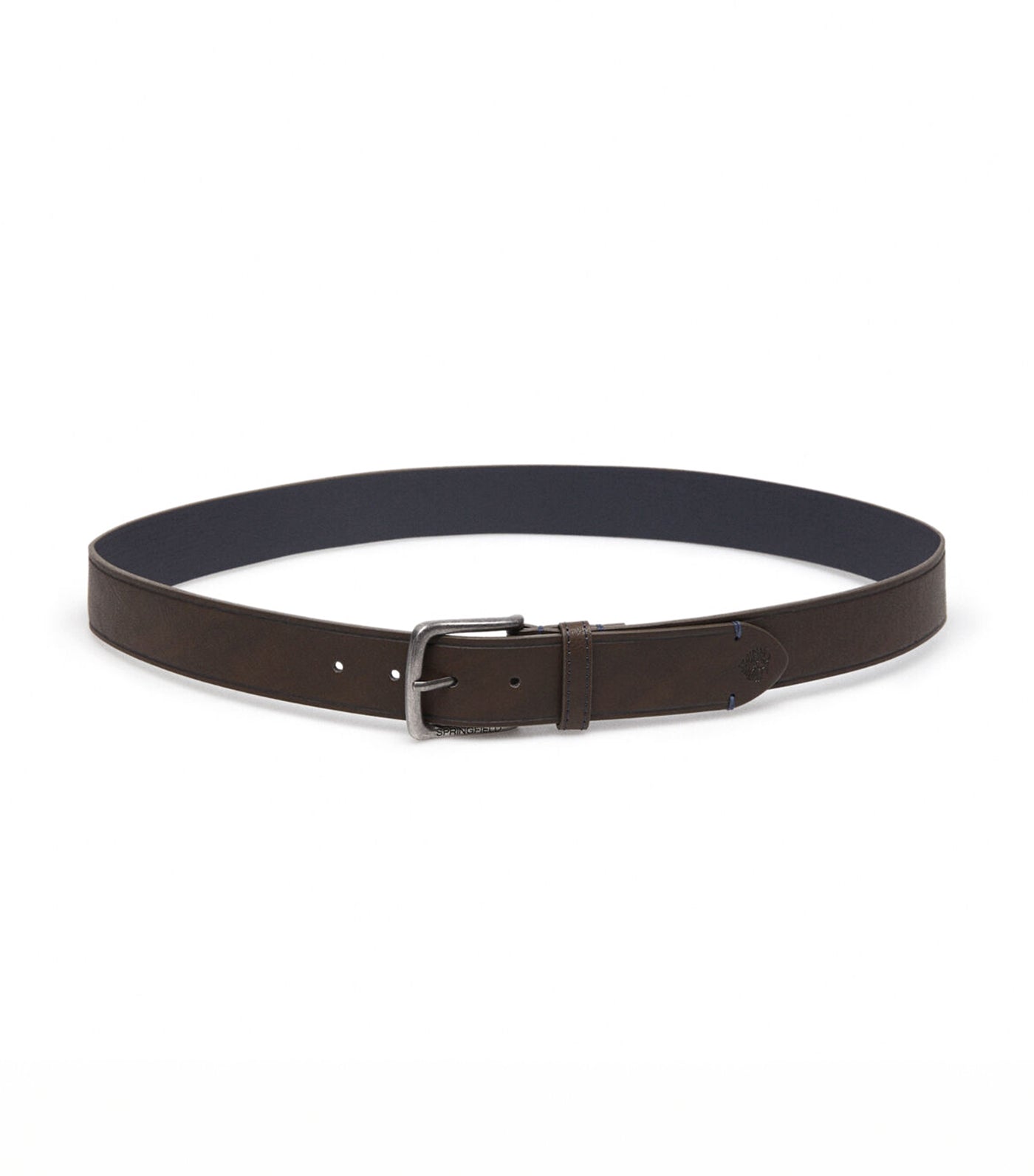 Basic Faux Leather Belt Dark Brown