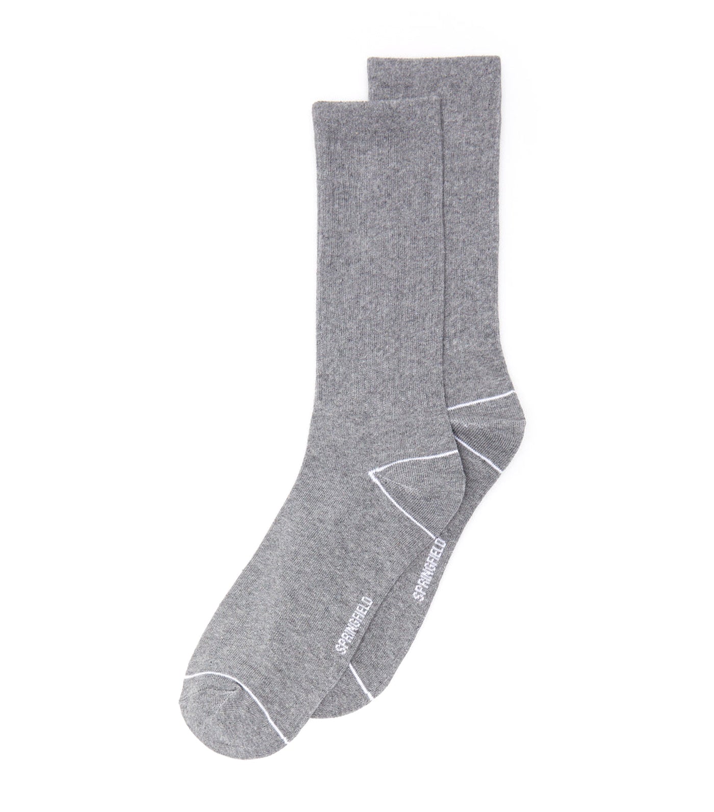 Basic Ribbed Socks Dark Gray