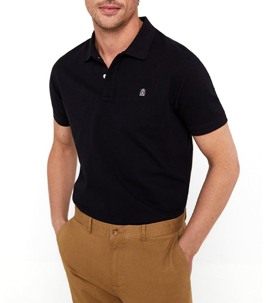Essential Polo Shirt Black