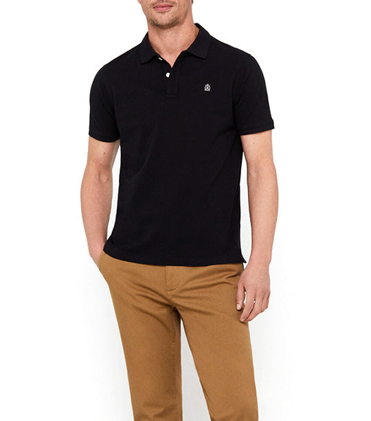 Essential Polo Shirt Black