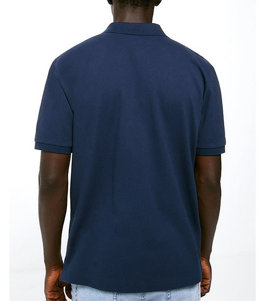Basic Piqué Polo Blue