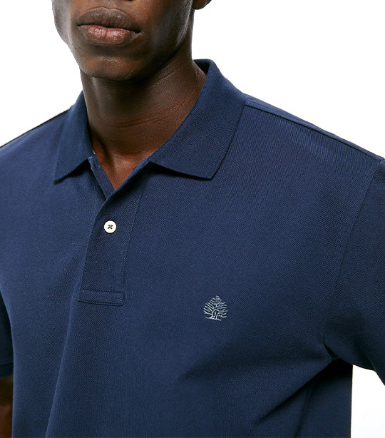 Basic Piqué Polo Blue