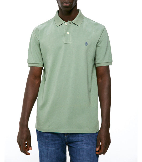 Basic Piqué Polo Green
