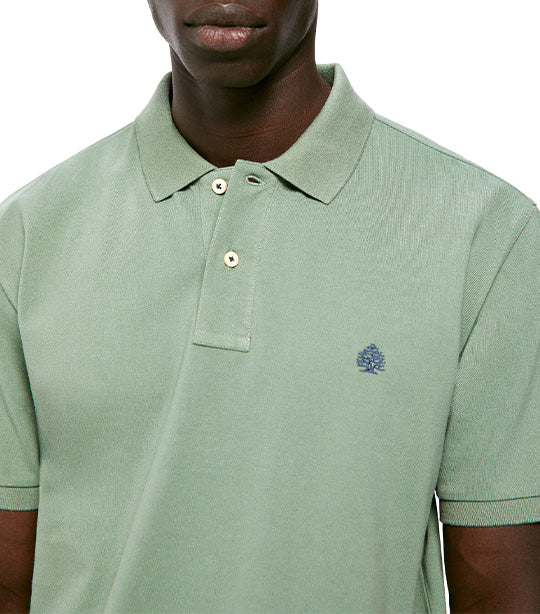 Basic Piqué Polo Green